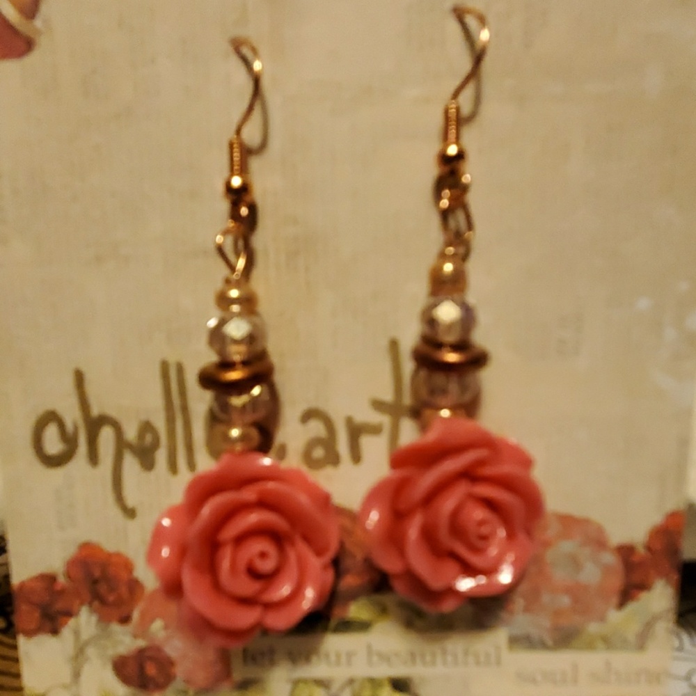 Rose Earrings